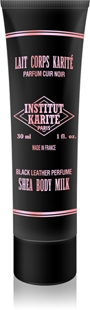 Institut Karité Paris Black Leather Shea Body Milk Body Lotion mit Bambus Butter