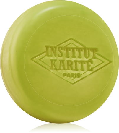 Institut Karité Paris Lemon Verbena Shea Macaron Soap săpun solid + carcasă