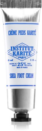 Institut Karité Paris Milk Cream Shea Foot Cream hloubkově hydratační krém na chodidla s bambuckým máslem