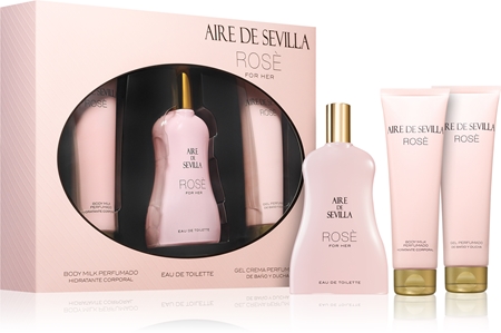 instituto espanol aire de sevilla - rose woda toaletowa 100 ml   zestaw  