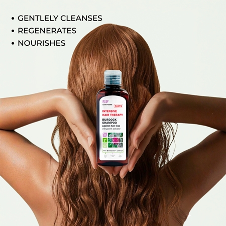 Elfa Pharm Intensive Cosmetic Intensive Hair Therapy Burdock Shampoo шампунь проти випадіння волосся з активаторем росту