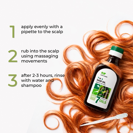 Elfa Pharm Intensive Cosmetic Complex Of 7 Oils 7in1 Hair Oil olio per capelli rigenerante anti-caduta dei capelli
