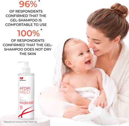 Elfa Pharm Intensive Cosmetic Atopi Med Shampoo & Duschgel 2 in 1 für trockene bis atopische Haut