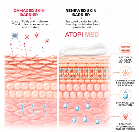Elfa Pharm Intensive Cosmetic Atopi Med Latte emolliente per pelli secche e atopiche