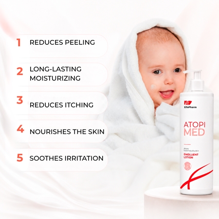 Elfa Pharm Intensive Cosmetic Atopi Med Latte emolliente per pelli secche e atopiche