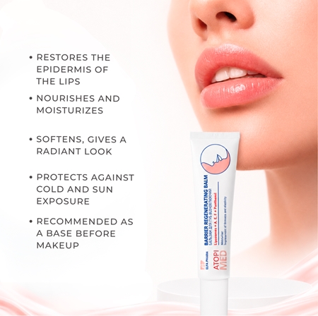 Elfa Pharm Intensive Cosmetic Atopi Med відновлюючий бальзам для губ