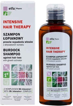 Elfa Pharm Intensive Cosmetic Intensive Hair Therapy Burdock Shampoo shampoing anti-chute avec activateur de pousse