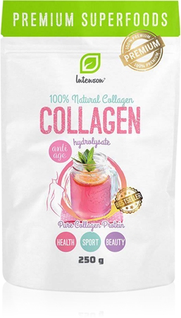 Intenson Collagen + Hyaluronic acid napój kolagenowy instant piękne włosy, skóra i paznokcie