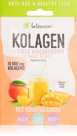 Intenson Collagen + Kwas Hialuronowy proszek do przygotowania napoju na piękne włosy, skórę i paznokcie