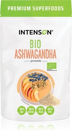 Intenson BIO Ashwagandha proszek na wsparcie zdrowia fizycznego i psychicznego