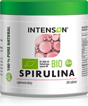 Intenson Organic Spirulina spirulina 100% w proszku