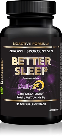 Intenson Better sleep tabletki na poprawę snu i regeneracji