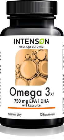 Intenson Omega 3 kapsułki do prawidłowego funkcjonowania serca i mózgu