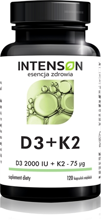 Intenson Vitamin D3+K2 kapsułki z witaminą D