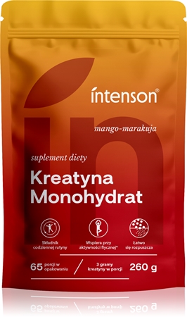 Intenson Kreatyna Monohydrat monohydrat kreatyny bez cukru