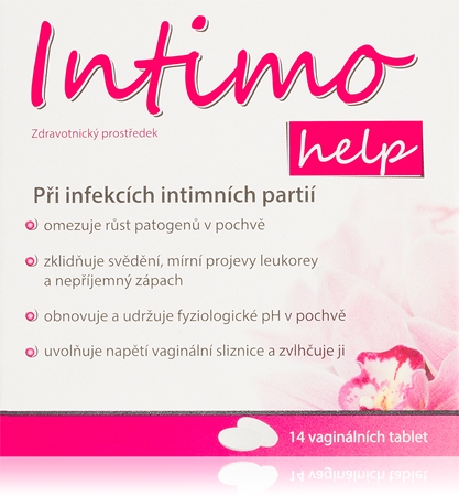 IntimoHelp IntimoHelp vaginální tablety při kvasinkové infekci a zánětu