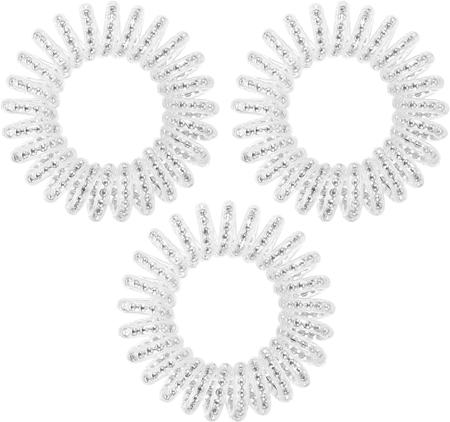 500 Charm Rotondi Opachi Per Bracciali E Elastico Capelli, Perline In Plastica E Acrilico 9x6mm, Bianco E Rosso, Foro 4mm