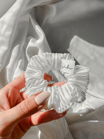 invisibobble Sprunchie Extra Hold Pure White hajgumi