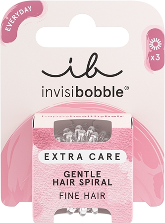 invisibobble Extra Care Crystal Clear λαστιχάκια για τα μαλλιά