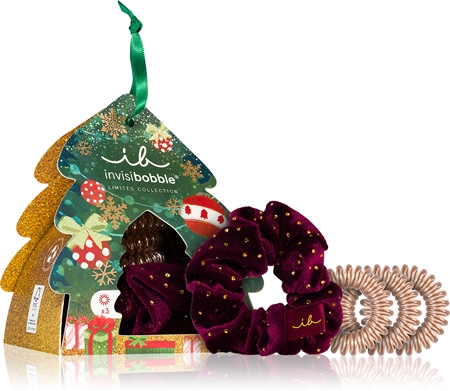 invisibobble Holidays Good Things Come in Trees elastike za lase