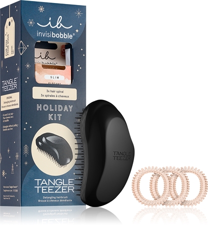 invisibobble x Tangle Teezer Holiday Kit Set (För det perfekta utseende av håret)