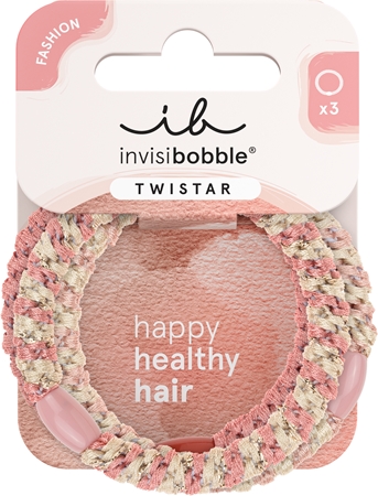 invisibobble Twistar Blush Braids gumičky do vlasů 3 ks