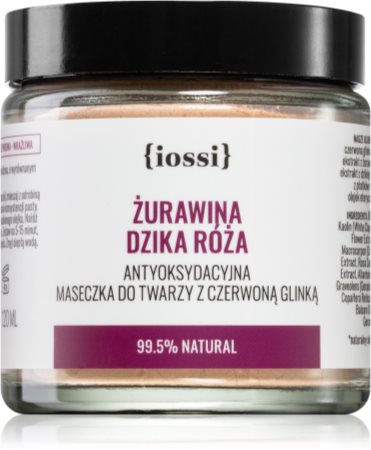 Iossi Classic Cranberry Roseship feuchtigkeitsspendende Antioxidans-Gesichtsmaske mit Ton