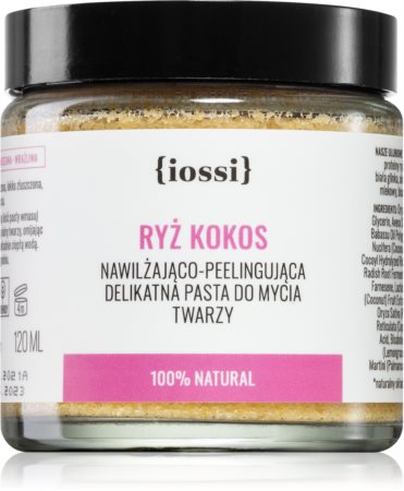 Iossi Classic Rice Coconut pasta czyszcząca z efektem peelingu