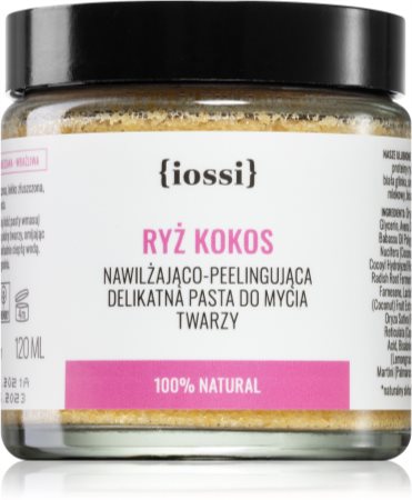 Iossi Classic Rice Coconut savon pâte effet exfoliant