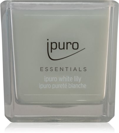 ESSENTIALS ipuro pure white scented candle – IPURO