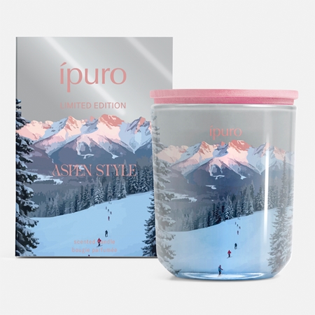 ípuro Mountain Spirit Aspen Style scented candle with cap