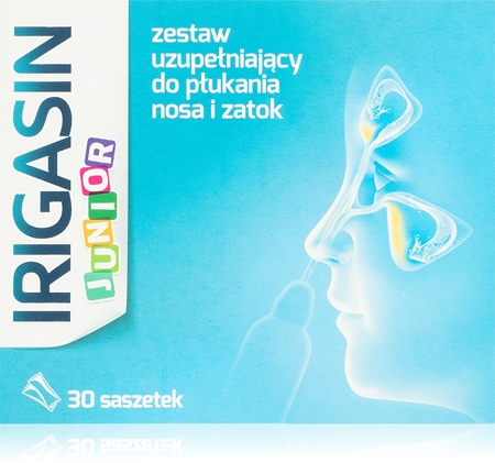 Irigasin Junior saszetki do higieny nosa