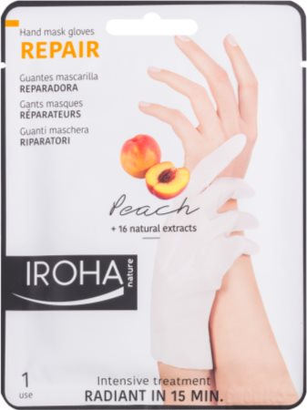 Iroha Nature Iroha Repair Peach Käsien ja Kynsien Naamio