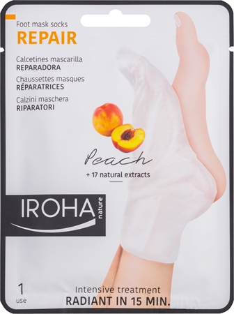 Iroha Nature Iroha Repair Peach Maske für Füssen