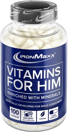 IronMaxx Vitamins for Him complexe de vitamines pour homme