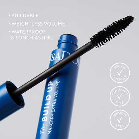 IsaDora The Build Up Mascara Extra Volume μάσκαρα για επιπλέον όγκο αδιάβροχο