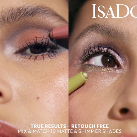 IsaDora The Eyeshadow Stick Matte hosszantartó szemhéjfesték ceruza kiszerelésben matt hatással