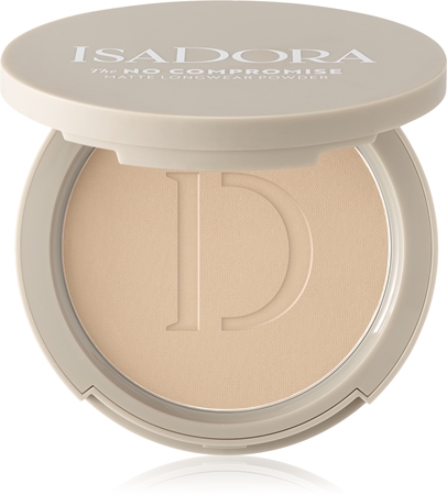 IsaDora The No Compromise Matte Longwear Powder kompaktní pudr pro matný vzhled