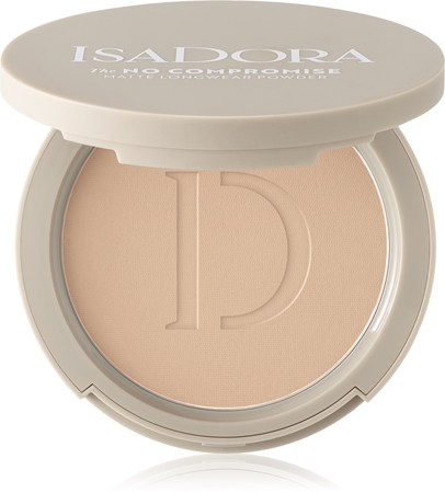 IsaDora The No Compromise Matte Longwear Powder kompaktní pudr pro matný vzhled