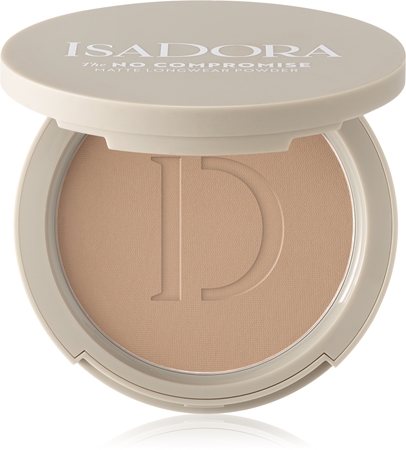 IsaDora The No Compromise Matte Longwear Powder Kompaktpuder für mattes Aussehen