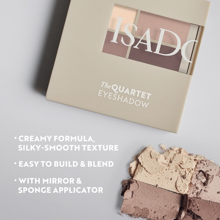 IsaDora The Eyeshadow Quartet paleta sjenila za oči