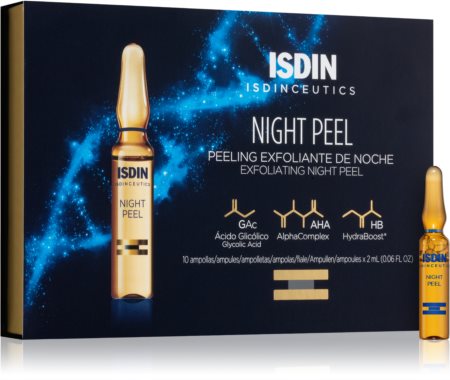 ISDIN Isdinceutics Night Peel sérum esfoliante em ampolas