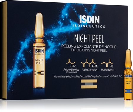 ISDIN Isdinceutics Night Peel exfoliační peelingové sérum v ampulích
