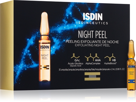 ISDIN Isdinceutics Night Peel sérum peeling exfoliant en ampoules