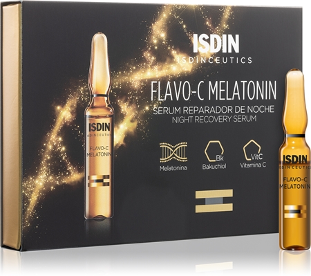 ISDIN Isdinceutics Flavo-C rozjasňující a obnovující sérum na noc
