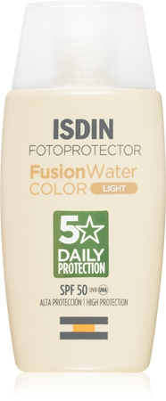 ISDIN Fusion Water opalovací fluid na obličej SPF 50