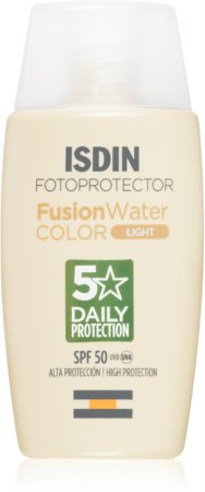 ISDIN Fusion Water loción solar facial SPF 50
