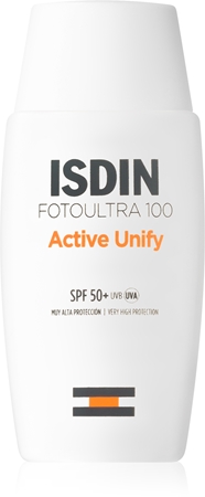 ISDIN FotoUltra 100 Active Unify роз'яснюючий захисний крем SPF 50+