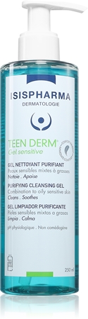 ISISPHARMA Teen Derm Gel Sensitive żel oczyszczający do skóry tłustej ze skłonnością do trądziku