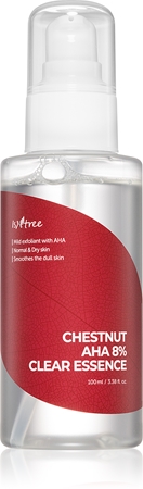 Isntree Chestnut AHA 8% Clear Essence Rejuvinating Face Essence With AHAs